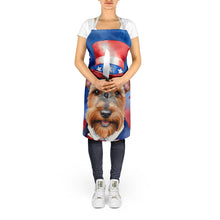 Load image into Gallery viewer, Welsh Terrier Patriotic American Apron – Artist-Designed Kitchen, BBQ &amp; Craft Apron