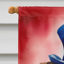 Load image into Gallery viewer, Welsh Terrier Patriotic American House Flag