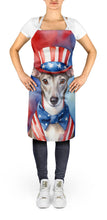 Load image into Gallery viewer, Whippet Patriotic American Apron – Artist-Designed Kitchen, BBQ &amp; Craft Apron