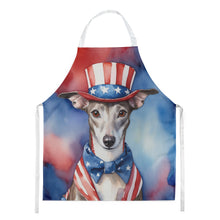Load image into Gallery viewer, Whippet Patriotic American Apron – Artist-Designed Kitchen, BBQ &amp; Craft Apron