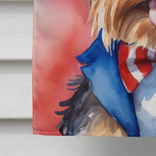 Load image into Gallery viewer, Yorkshire Terrier Patriotic American House Flag