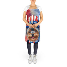 Load image into Gallery viewer, Yorkshire Terrier Patriotic American Apron – Artist-Designed Kitchen, BBQ &amp; Craft Apron