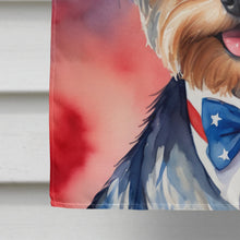 Load image into Gallery viewer, Yorkshire Terrier Patriotic American House Flag