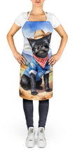 Load image into Gallery viewer, Affenpinscher Cowboy Welcome Apron – Artist-Designed Kitchen, BBQ &amp; Craft Apron