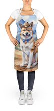 Load image into Gallery viewer, Akita Cowboy Welcome Apron – Artist-Designed Kitchen, BBQ &amp; Craft Apron