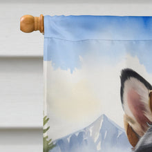 Load image into Gallery viewer, Alaskan Klee Kai Cowboy Welcome House Flag