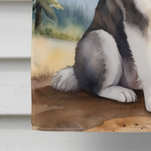 Load image into Gallery viewer, Alaskan Malamute Cowboy Welcome House Flag