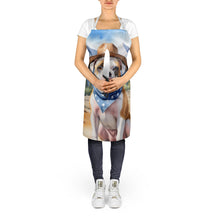 Load image into Gallery viewer, American Bulldog Cowboy Welcome Apron – Artist-Designed Kitchen, BBQ &amp; Craft Apron