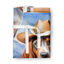 Load image into Gallery viewer, American English Coonhound Cowboy Welcome Apron – Artist-Designed Kitchen, BBQ &amp; Craft Apron