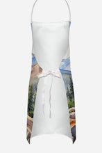 Load image into Gallery viewer, American Eskimo Cowboy Welcome Apron – Artist-Designed Kitchen, BBQ &amp; Craft Apron