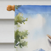 Load image into Gallery viewer, American Eskimo Cowboy Welcome House Flag