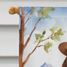 Load image into Gallery viewer, American Foxhound Cowboy Welcome House Flag