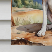 Load image into Gallery viewer, American Foxhound Cowboy Welcome House Flag