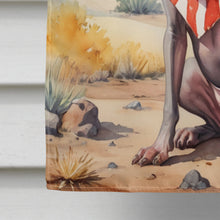 Load image into Gallery viewer, American Hairless Terrier Cowboy Welcome House Flag
