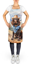 Load image into Gallery viewer, American Water Spaniel Cowboy Welcome Apron – Artist-Designed Kitchen, BBQ &amp; Craft Apron