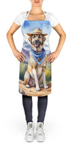Load image into Gallery viewer, Anatolian Shepherd Cowboy Welcome Apron – Artist-Designed Kitchen, BBQ &amp; Craft Apron