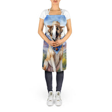 Load image into Gallery viewer, Anatolian Shepherd Cowboy Welcome Apron – Artist-Designed Kitchen, BBQ &amp; Craft Apron