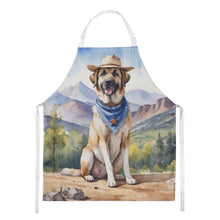 Load image into Gallery viewer, Anatolian Shepherd Cowboy Welcome Apron – Artist-Designed Kitchen, BBQ &amp; Craft Apron