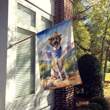 Load image into Gallery viewer, Anatolian Shepherd Cowboy Welcome House Flag