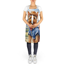 Load image into Gallery viewer, Australian Terrier Cowboy Welcome Apron – Artist-Designed Kitchen, BBQ &amp; Craft Apron