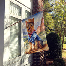 Load image into Gallery viewer, Australian Terrier Cowboy Welcome House Flag