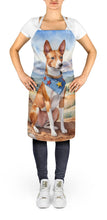 Load image into Gallery viewer, Basenji Cowboy Welcome Apron – Artist-Designed Kitchen, BBQ &amp; Craft Apron