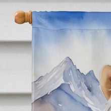 Load image into Gallery viewer, Bearded Collie Cowboy Welcome House Flag