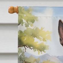Load image into Gallery viewer, Belgian Malinois Cowboy Welcome House Flag