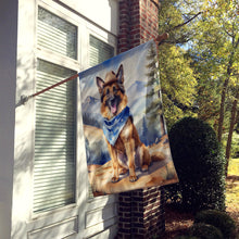 Load image into Gallery viewer, Belgian Tervuren Cowboy Welcome House Flag