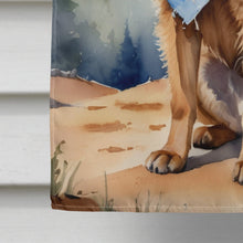 Load image into Gallery viewer, Belgian Tervuren Cowboy Welcome House Flag
