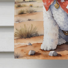 Load image into Gallery viewer, Bichon Frise Cowboy Welcome House Flag