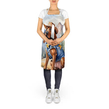 Load image into Gallery viewer, Bloodhound Cowboy Welcome Apron – Artist-Designed Kitchen, BBQ &amp; Craft Apron
