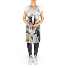 Load image into Gallery viewer, Borzoi Cowboy Welcome Apron – Artist-Designed Kitchen, BBQ &amp; Craft Apron