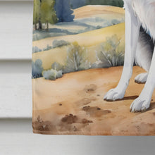 Load image into Gallery viewer, Borzoi Cowboy Welcome House Flag