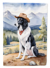 Load image into Gallery viewer, Borzoi Cowboy Welcome House Flag