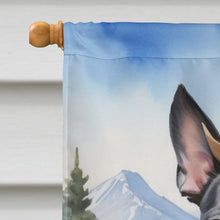 Load image into Gallery viewer, Boston Terrier Cowboy Welcome House Flag