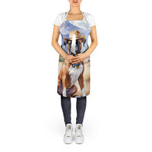 Load image into Gallery viewer, Boxer Cowboy Welcome Apron – Artist-Designed Kitchen, BBQ &amp; Craft Apron