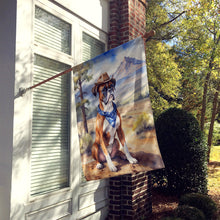 Load image into Gallery viewer, Boxer Cowboy Welcome House Flag