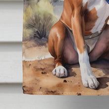 Load image into Gallery viewer, Boxer Cowboy Welcome House Flag