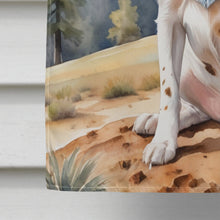 Load image into Gallery viewer, Brittany Spaniel Cowboy Welcome House Flag