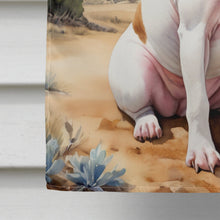 Load image into Gallery viewer, Bull Terrier Cowboy Welcome House Flag