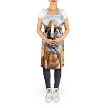 Load image into Gallery viewer, Bullmastiff Cowboy Welcome Apron – Artist-Designed Kitchen, BBQ &amp; Craft Apron