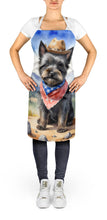 Load image into Gallery viewer, Cairn Terrier Cowboy Welcome Apron – Artist-Designed Kitchen, BBQ &amp; Craft Apron