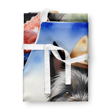 Load image into Gallery viewer, Cairn Terrier Cowboy Welcome Apron – Artist-Designed Kitchen, BBQ &amp; Craft Apron