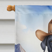 Load image into Gallery viewer, Cane Corso Cowboy Welcome House Flag