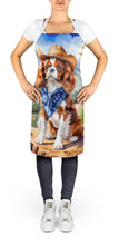 Load image into Gallery viewer, Cavalier Spaniel Cowboy Welcome Apron – Artist-Designed Kitchen, BBQ &amp; Craft Apron