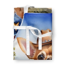 Load image into Gallery viewer, Chihuahua Cowboy Welcome Apron – Artist-Designed Kitchen, BBQ &amp; Craft Apron