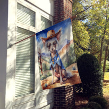 Load image into Gallery viewer, Chinese Crested Cowboy Welcome House Flag
