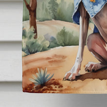 Load image into Gallery viewer, Chinese Crested Cowboy Welcome House Flag