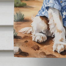 Load image into Gallery viewer, Cocker Spaniel Cowboy Welcome House Flag